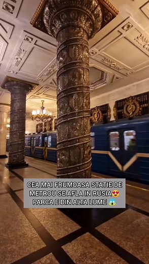 CEA MAI FRUMOASA STATIE DE METROU DIN LUME SE AFLA IN RUSIA, ST PETERSBURG #Rusia #saintpetersburg #trending #arhitecture #entertainment | Andrey Nicu