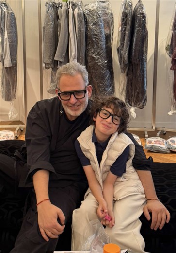 One day until Paris Fashion Week. ✨✨ Today, Max visited @Kobi Halperin Artistic Director of the House of Ungaro, at the historic Ungaro atelier on Avenue Montaigne. 💃🏽 With the shows tomorrow and shoes still missing, Kobi and Ungaro stepped in, lending vintage Ungaro shoes for Max’s models. 🙏🏻 Both will show tomorrow at the Palais Garnier, Kobi in the morning, Max in the evening. With gratitude to Kobi Halperin and the House of Ungaro. See you on the runway!