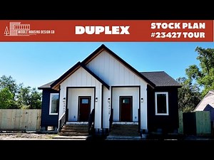 House plan tour: Job #23427 Duplex