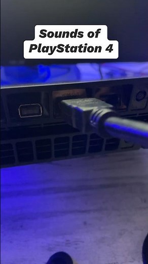 Sounds of PlayStation 4 start up