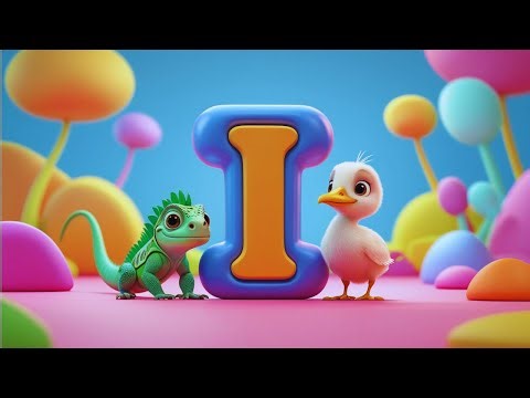 🎶 Canción de la Vocal I 🦎🐦 | Aprende Cantando 🎤✨
