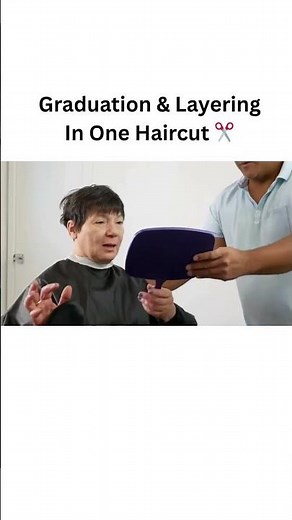 How To Cut Graduation & Layering In One Haircut ✂️ | Step-by-Step Women’s Tutorial