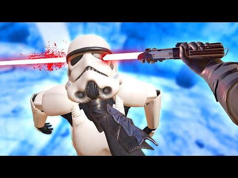 CUTTING STORMTROOPERS WITH DEADLY LIGHTSABERS in Blades and Sorcery VR Mods