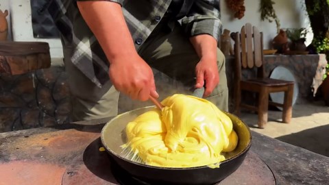 This is how burgers are made in the village!