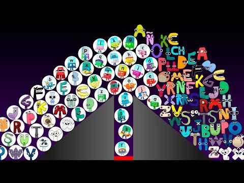 💥 COMEBACK NO ONE BELIEVED! ALL LETTERS Marble Race! Alphablocks vs Spanish Lore vs Alphabet Lore!