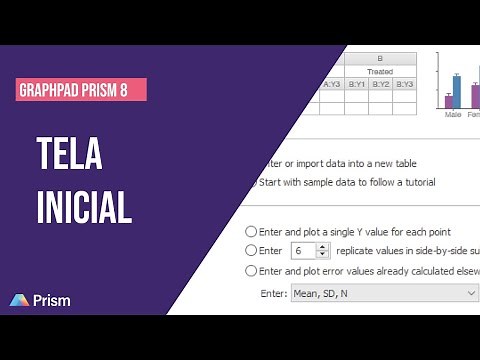 GraphPad Prism | Tutorial: entenda como utilizar a TELA INICIAL!