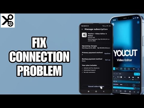 How To Fix And Solve Connection Problem On YouCut App | Step By Step