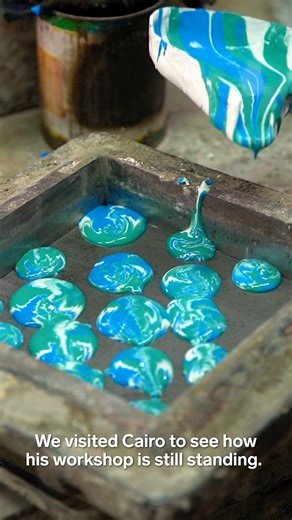 2.7M views · 53K reactions | Saied Hussain has been hand making tiles out of cement for over 50 years. He says he’s one of the last still doing this work in Egypt — most other workshops couldn't withstand competition from marble and ceramic tiles. We went to Cairo to see how his business is still standing. | Culture Insider | Facebook