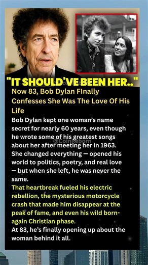 Now 83, Bob Dylan FInally Confesses She Was The Love Of His Life#shorts