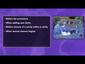 Guideline Essentials – Prevention of Retained Surgical Items: Timing Of The Count