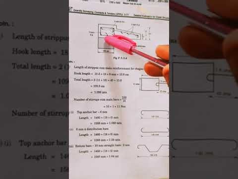 bbs & rate analysis with example part 3 quantity calculations