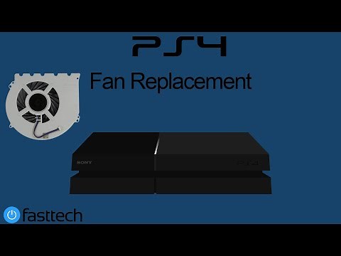PS4 is Too Hot and Turns off Repair (Fan Replacement CUH-1001A/CUH-1115A)