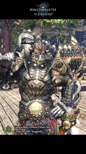 Deviljho Set - Great Sword [MHW: Iceborne] #monsterhunter #armor #weapon #gaming #showcase