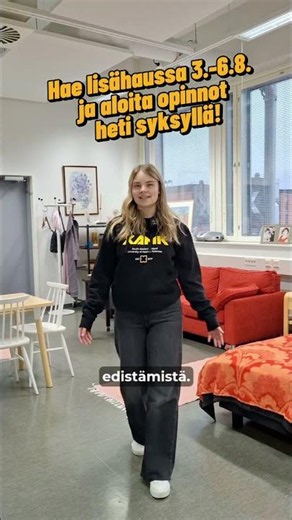 Hae lisähaussa 3.-6.8.2026 ja aloita opinnot syksyllä. xamk.fi/lisahaku #xamk #geronomi #kouvola