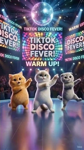 3 Pixar Cats Dancing Like Humans on Stage – Viral Disco Performance!