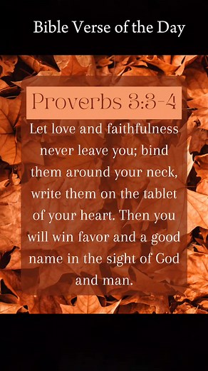 Proverbs 3:3-4: Emphasizing Love and Faithfulness