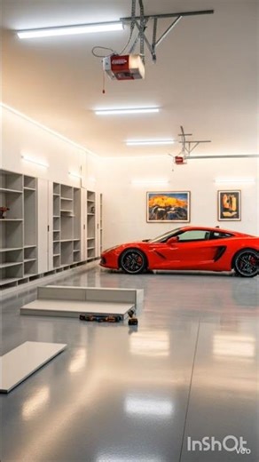 new garage #AI video#viral #shorts floor decoration