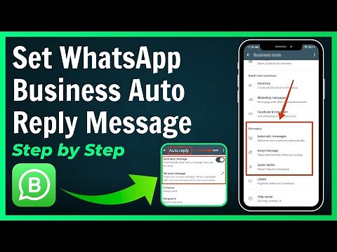How to Set WhatsApp Business Auto Reply Message