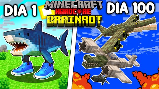 5.1K views · 196 reactions | ✈️Sobreviví 100 DÍAS en un APOCALIPSIS BRAINROT ITALIAN en Minecraft HARDCORE! #mapaxe #minecraftpero #minecraft | Mapaxe | Facebook