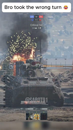 Bro took the wrong turn 😂 #warthunder #shorts