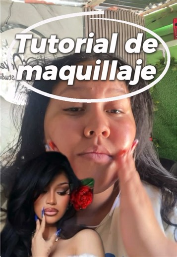 Tuto del maquillaje de @Cardi B ❤️✨ #domi #creatorsearchinsights #makeuptutorial #maquillaje #parati