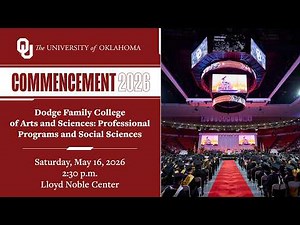 Commencement 8 | University of Oklahoma Spring 2026