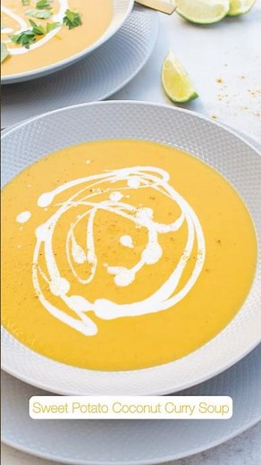 Sweet Potato Coconut Curry Soup