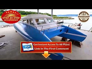 Build a Professional Catamaran From Scratch With These Secret Boat Plans