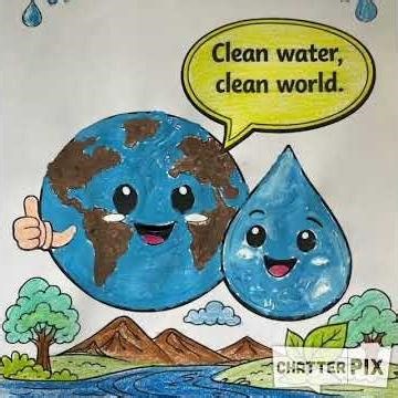 🌍 World Water Day – ChatterPix Talking Poster Activity