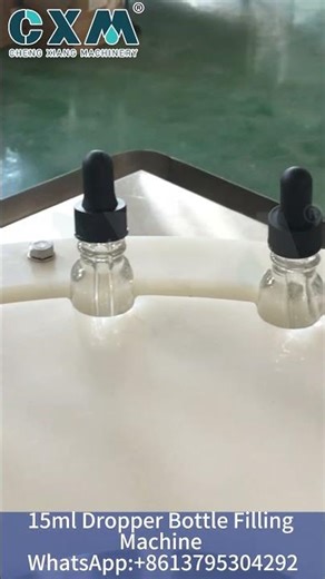 15ml dropper bottling machine | Automatic e-liquid bottle filling capping machine
