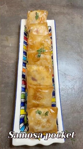 Crispy, golden perfection in every bite..Pocket Samosa that steals the show! #easyrecipes #samosa