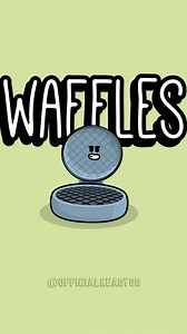 Beat’s hot. Waffles are hotter. Music: Dazed #readygo #animation #animationmeme #cartoon #edm #waffles #rave | Ready Go
