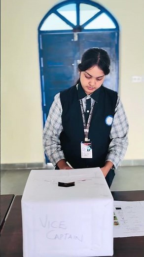 The spirit of democracy comes alive at St. Mother Teresa’s School! Best wishes💫🙌
