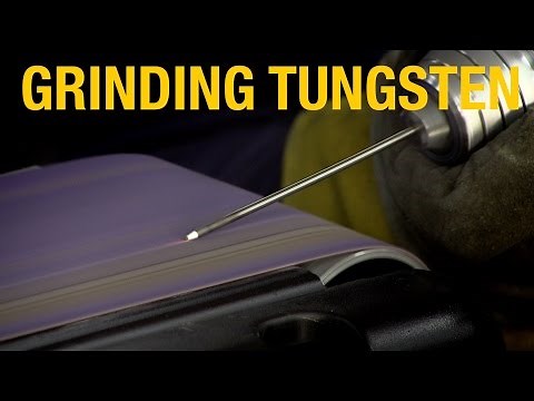 How To Grind Tungsten - Grinding TIG Tungsten Electrodes - Eastwood