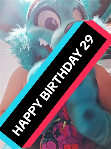 TURNING 29 YEARS OLD EWWWWWWWWW#FURSUIT #furrytiktok #furryfandom #furry #birthday @Pyro FireStorm @Grease Wolf