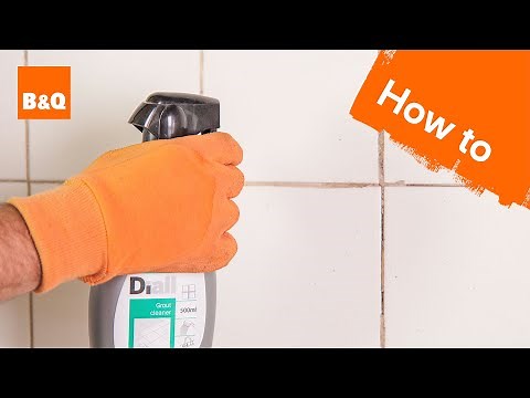 How to clean grout