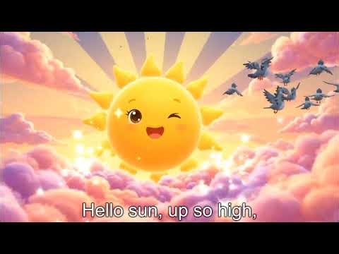 ☀️ The Happy Sun /Dino&Friends Kids -Nursery Rhyme