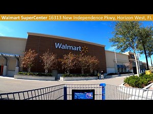 Shopping at Walmart Supercenter on New Independence Pkwy in Winter Garden, Florida - Store 110