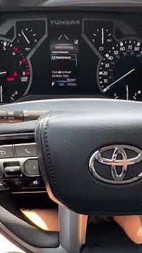2022 -2024 Toyota Tundra How to reset the oil maintenance reminder / scheduled maintenance due 2023