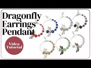 Dragonfly Earrings & Pendant Rings