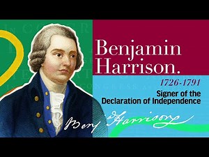 Benjamin Harrison | The Signers of the Declaration of Independence and the Constitution