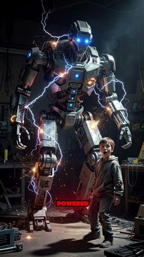 “The boy fixed a broken robot… but didn’t expect THIS 😳”