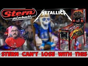 Stern's New Metallica Remastered Pinball Machine Announcement!
