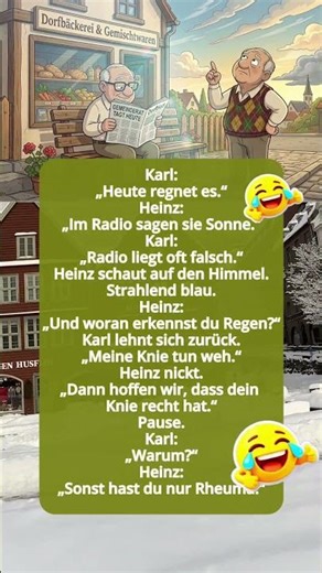 Zwei Opas und der Wetterbericht