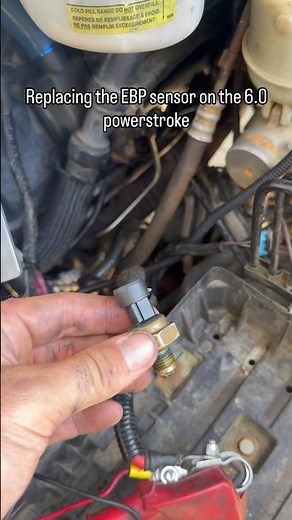 6.0 powerstroke EBT sensor replacement, no throttle response fix #powerstroke #ford #diy #fix #funny