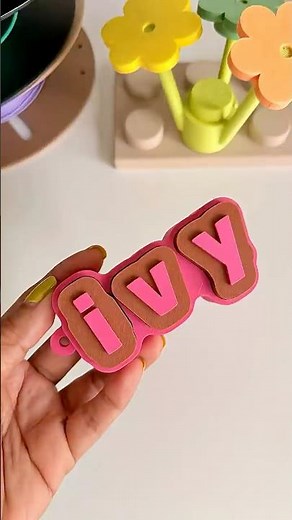 3D Printed Name Clickers | Flashforge AD5X #3dprinting #3dprinter #3dprinted
