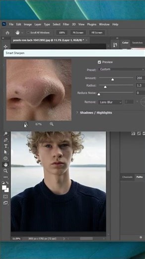 how to apply smart sharp