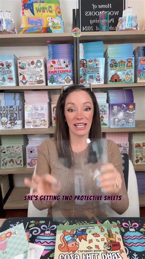 Spring Dayz Coloring Book & Reusable Protective Sheet by Wook Books