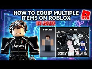 How to Equip Multiple Hair, accessories, clothes on Roblox in 2026 (BetterRoblox Extension Tutorial)