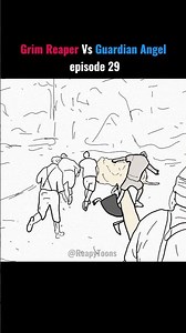 Grim Reaper Vs The Angel. episode 29 #funny #animation #illustration #grimreaper #angel